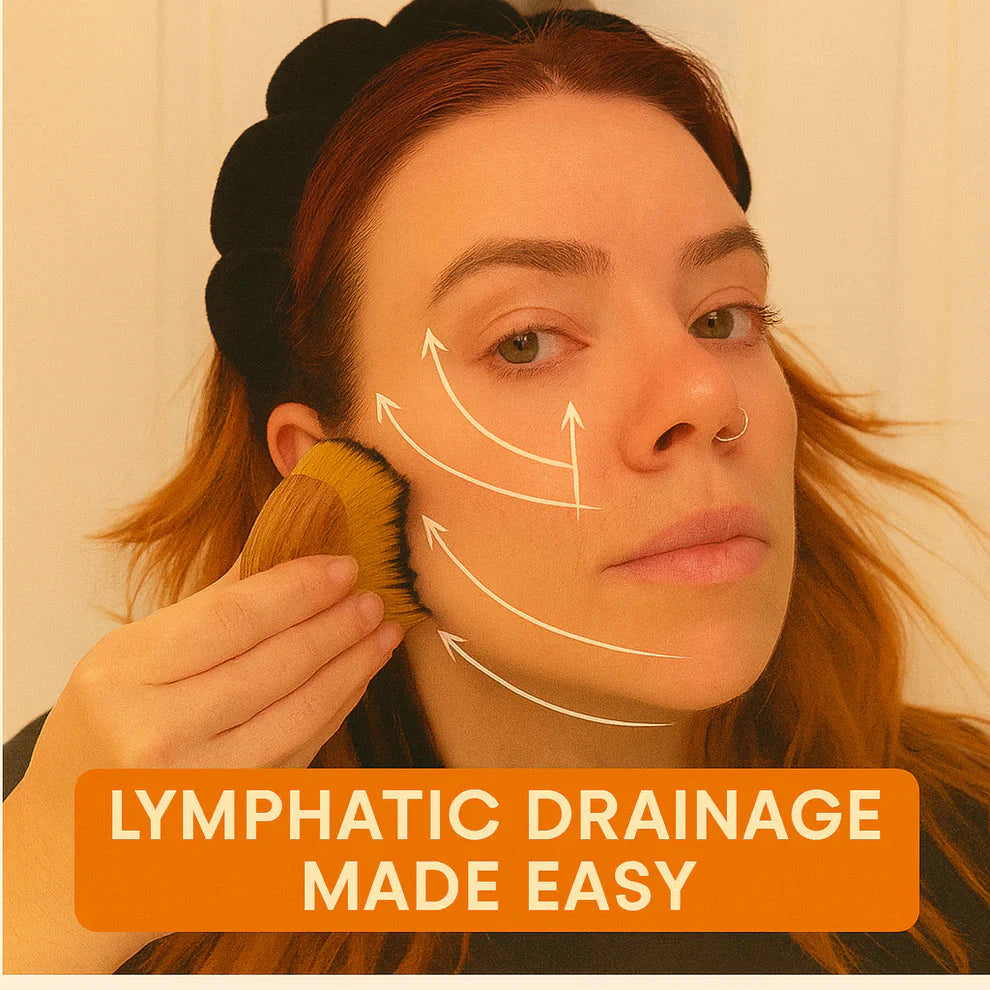 Ergonomic Facial Drainage Massager