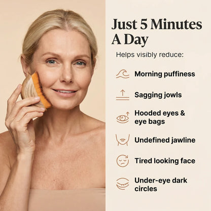 Ergonomic Facial Drainage Massager